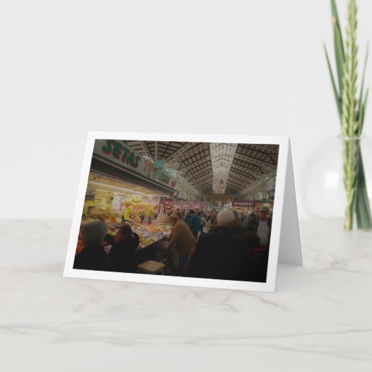 ザメルカドセントラル,バレンシア,エスパニャ カード (正面)