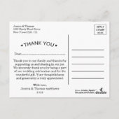 ザモダンターコイズバント結婚コレクション ポストカード (裏面)