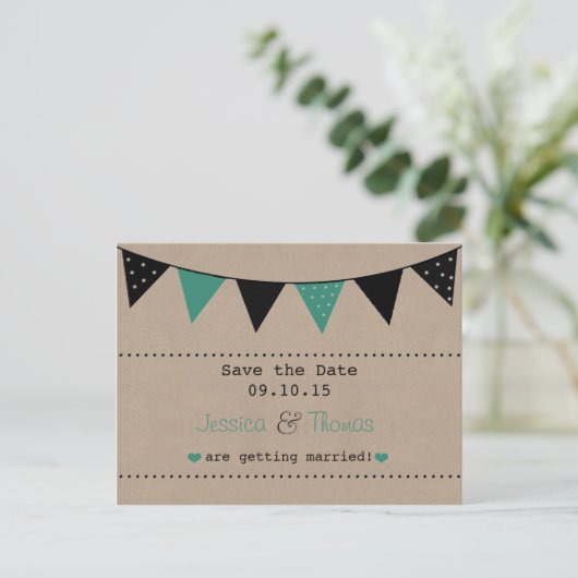 ザモダンターコイズバント結婚コレクション 案内ポストカード (スタンド正面)