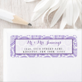 ザモダンペイズリー結婚コレクション – パープル ラベル