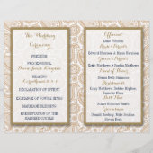 ザモダンペイズリー結婚ズコレクション – ブラウン (裏面)