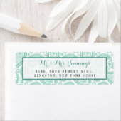 ザモダンペイズリー結婚ズコレクション – 緑 ラベル (インサイチュ)