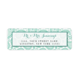 ザモダンペイズリー結婚ズコレクション – 緑 ラベル