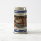 ザモダン魚釣りヴィレッジオリジナルのアートワーク ビールジョッキ (中央)