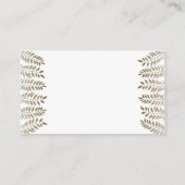 ザモノクロファーンウッドランド結婚ズコレクション エンクロージャーカード (裏面)