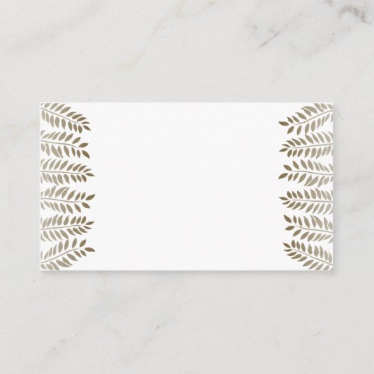 ザモノクロファーンウッドランド結婚ズコレクション エンクロージャーカード (裏面)