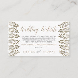 ザモノクロファーンウッドランド結婚ズコレクション エンクロージャーカード