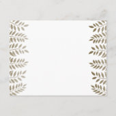 ザモノクロファーンウッドランド結婚ズコレクション エンクロージャーカード (裏面)