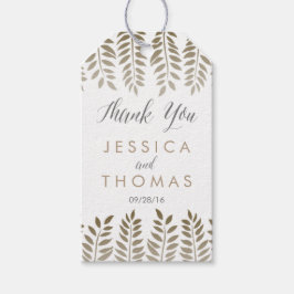 ザモノクロファーンウッドランド結婚ズコレクション ギフトタグ