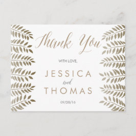 ザモノクロファーンウッドランド結婚ズコレクション ポストカード