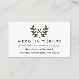 ザモノグラムベリーブッシュ結婚ズコレクション エンクロージャーカード