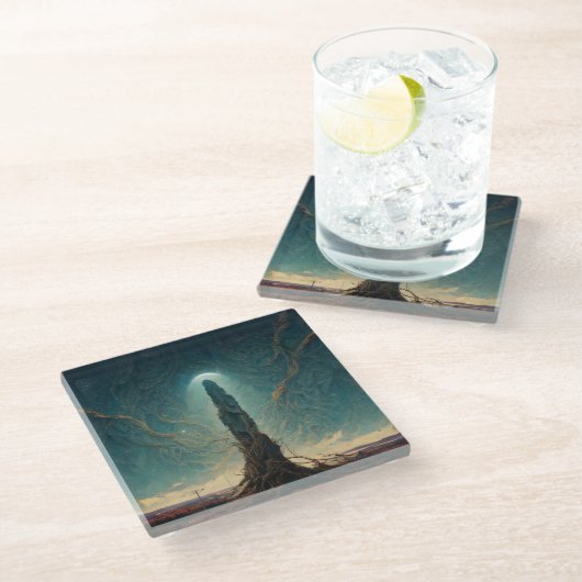 ザモノリス2ファンタジーサイフィアート ガラスコースター (アングル)