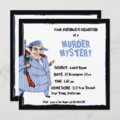 ザモブボス殺人謎招待状 招待状 (正面/裏面)