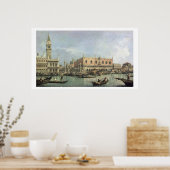 ザモロとピアッツェッタサンマルコ，ヴェネツィア(油 ポスター (キッチン)