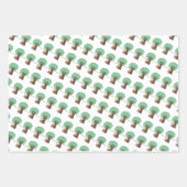 ザモンキーバ食べナラッピング紙フラットシート ラッピングペーパーシート (正面3)