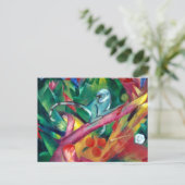 ザモンキー抽象芸術フランツマルク ポストカード (スタンド正面)