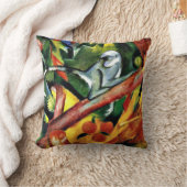 ザモンキー – Franz Marcアートワーク クッション (ブランケット)