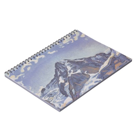 ザモンクマウンテンと雲(ファーディナンドホドラー) ノートブック (左側)