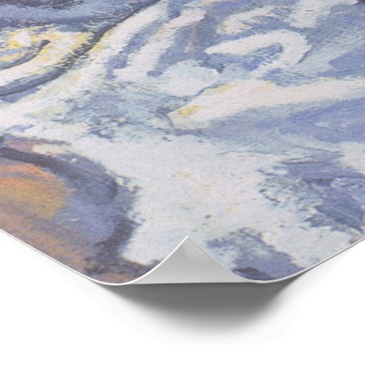 ザモンクマウンテンと雲（ファーディナンドホドラー） ポスター (角)