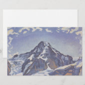 ザモンクマウンテンと雲(ファーディナンドホドラー) 便箋 (正面/裏面)