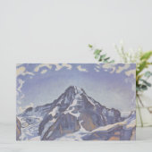 ザモンクマウンテンと雲(ファーディナンドホドラー) 便箋 (スタンド正面)