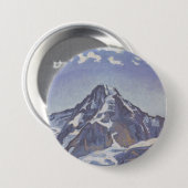 ザモンクマウンテンと雲（ファーディナンドホドラー） 缶バッジ (正面&裏面)