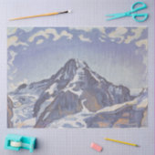 ザモンクマウンテンと雲（ファーディナンドホドラー） 薄葉紙 (クラフト)