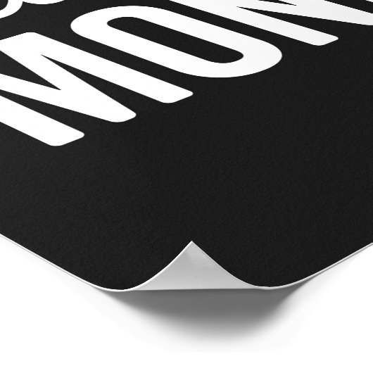 ザモンデイエスト月曜おもしろい引用文 ポスター (角)