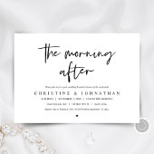 ザモーニングアフターポストのブランチ結婚招待状 招待状