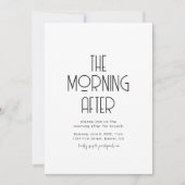 ザモーニングアフター結婚ズブランチ招待状 招待状 (正面)