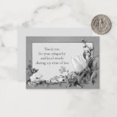 ザモーニングフラワーサンキューカード ノートカード (正面/裏面インサイチュ)