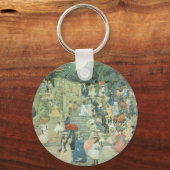 ザモール、セントラルパークバイモーリス・プレンダーガスト キーホルダー (正面)