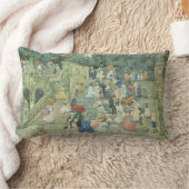 ザモール、セントラルパークバイモーリス・プレンダーガスト ランバークッション (ブランケット)