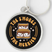 ザモーレスザキャンピングギフトメリーおもしろいかわいい キーホルダー (正面)