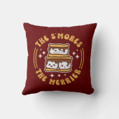 ザモーレスザキャンピングギフトメリーおもしろいかわいい クッション (裏面)