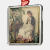 ザヤング花屋(by Carl Zewy) メタルオーナメント (左)