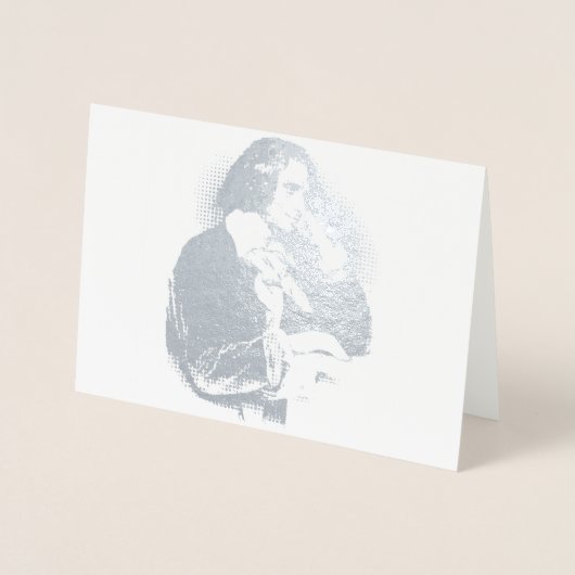 ザヤングFranz Liszt – シルバーポートレート 箔カード (正面)