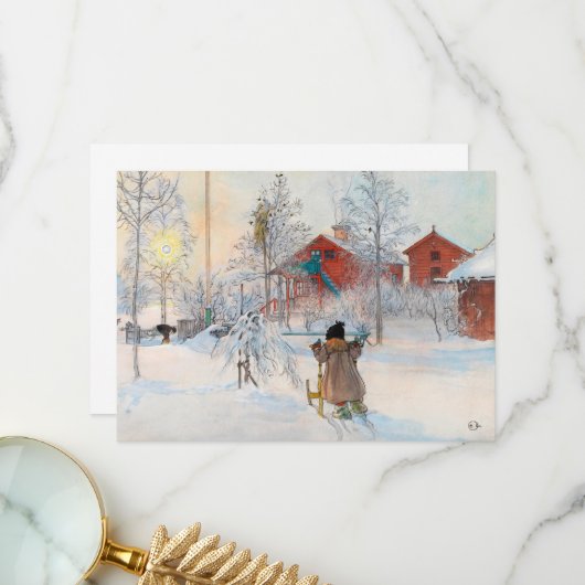 ザヤードとワッシュハウスバイカール・ラルソン サンキューカード (正面/裏面インサイチュ)