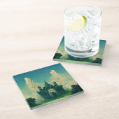 ザユアシャトーファンタジーSci-Fi ガラスコースター (アングル)