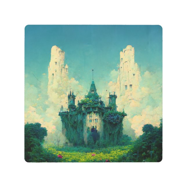 ザユアシャトーファンタジーSci-Fi メタルプリント (正面)