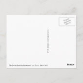 ザユダヤ人の花嫁Rembrandt van Rijn ポストカード (裏面)