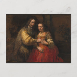 ザユダヤ人の花嫁Rembrandt van Rijn ポストカード