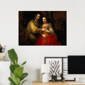 ザユダヤ人花嫁プリント ポスター (ホームオフィス)