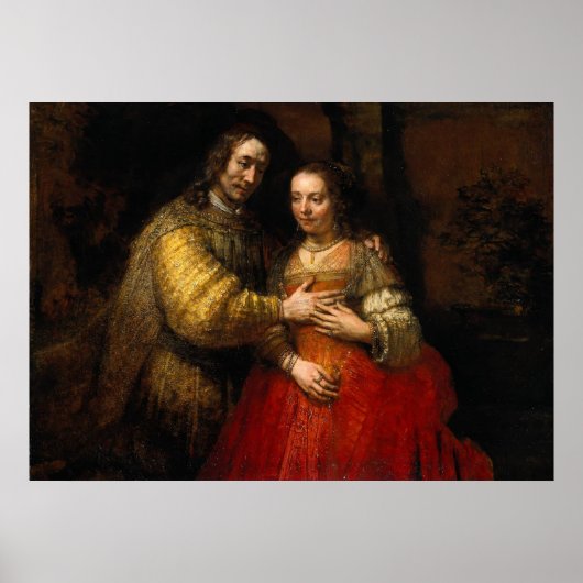 ザユダヤ人花嫁プリント ポスター (正面)