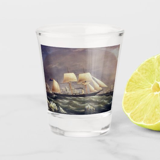 ザヨットキツネ1900s ショットグラス (正面)