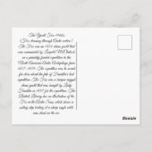 ザヨットキツネ1900s ポストカード (裏面)