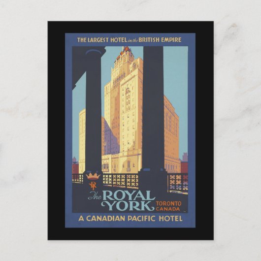 ザヨーク王室のトロントカナダ ポストカード (正面)