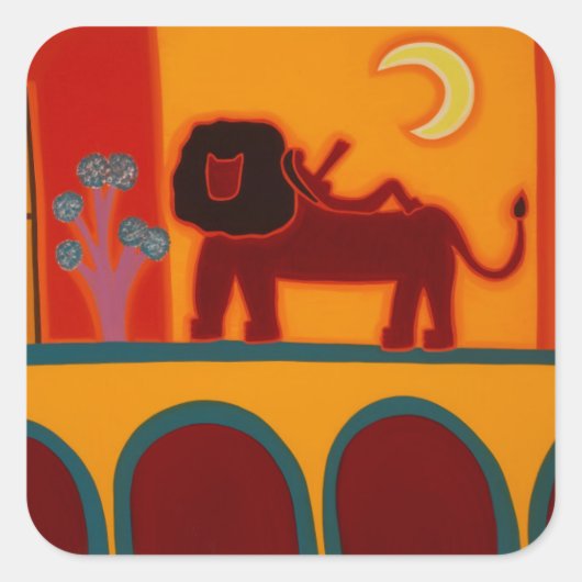 ザライオンズfromフラムブロードウェイ2008 スクエアシール (正面)