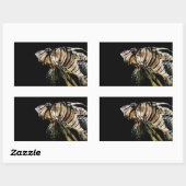 ザライオンフィッシュ 長方形シール (シート)