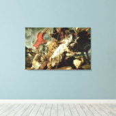 ザライオン狩り1621年 キャンバスプリント (インサイチュ (ウッドフロア))